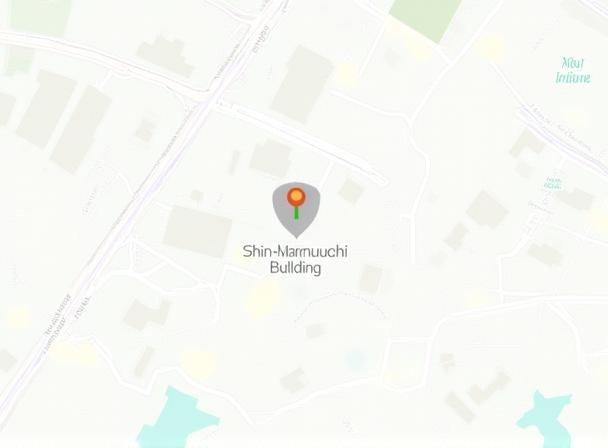 Map showing the location of Shin-Marunouchi Building in Chiyoda, Tokyo